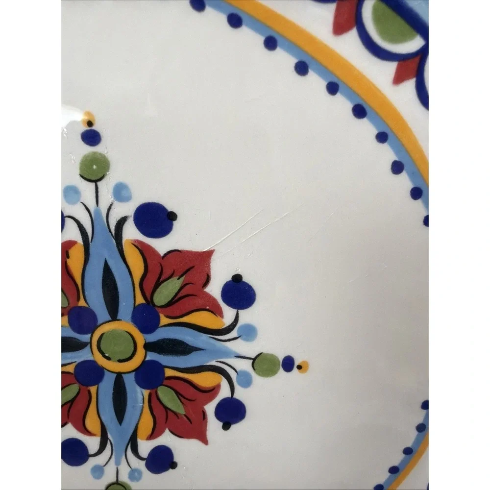 Handcrafted Espana Lifestyle San Marino Dinner Plate 11.25'' SomeScratch/Chips